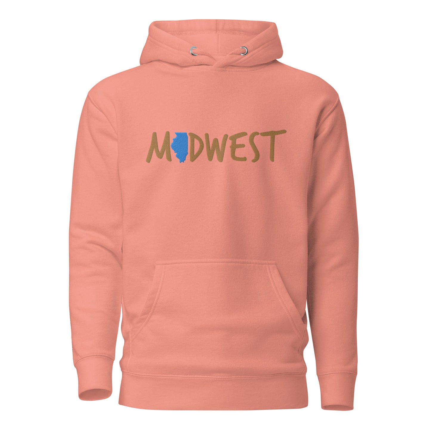 Illinois Midwest 'Love This' Embroidered Unisex Hoodie