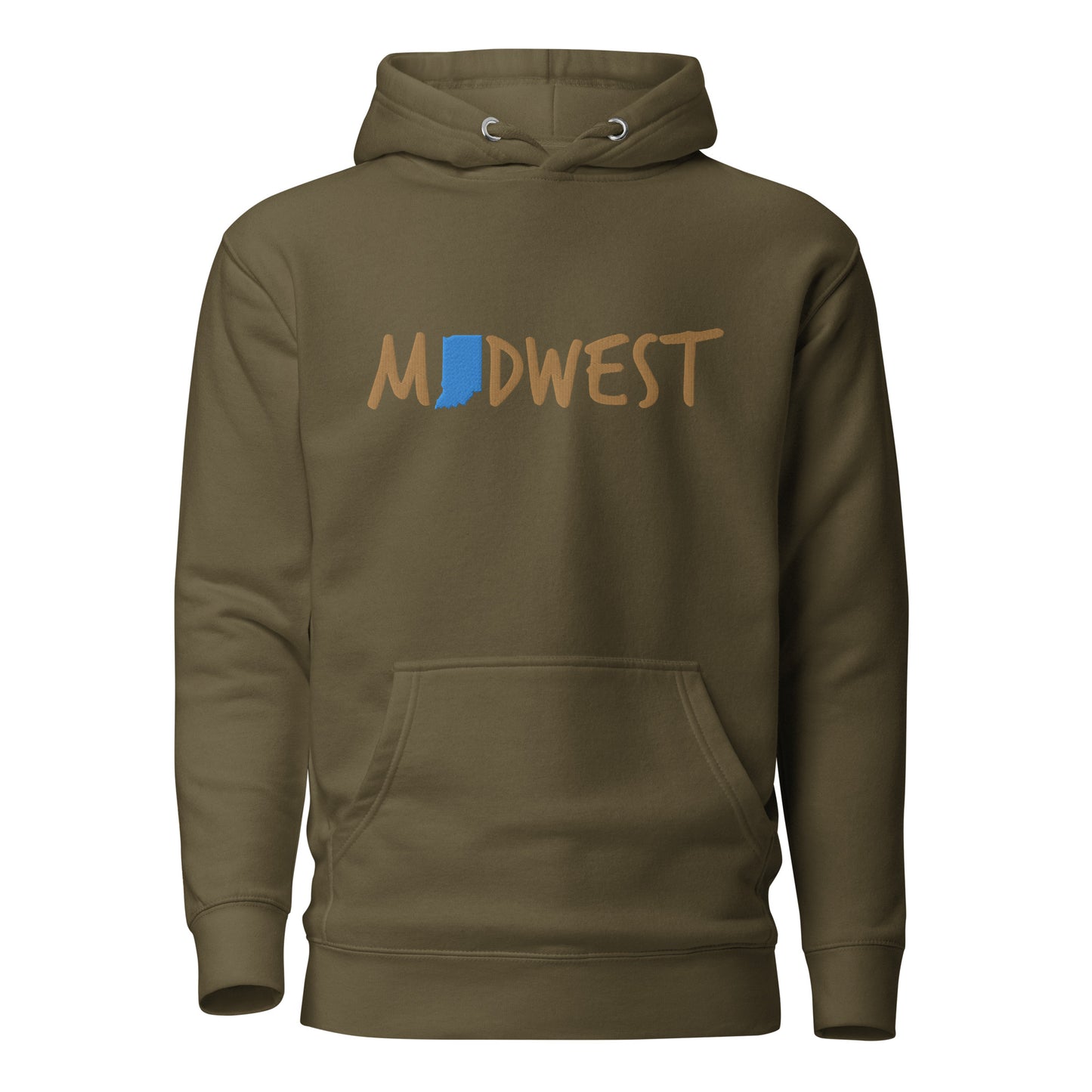 Indiana Midwest 'Love This' Embroidered Unisex Hoodie Unisex Hoodie