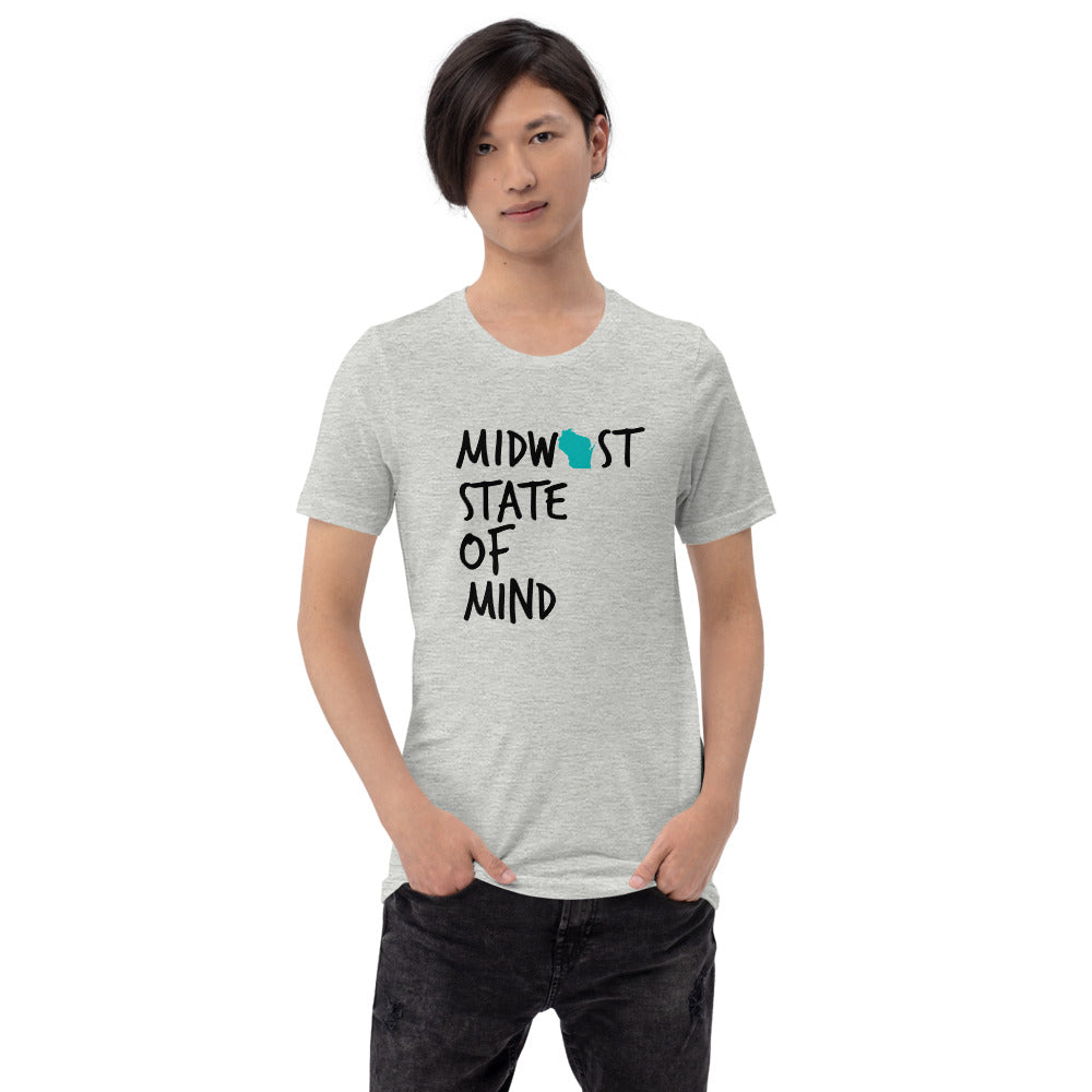 Midwest State of Mind Wisconsin™ Short-Sleeve Unisex T-Shirt