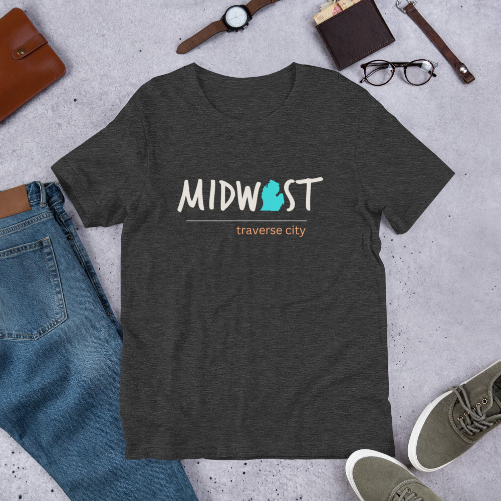 Traverse City Michigan Midwest Unisex t-shirt