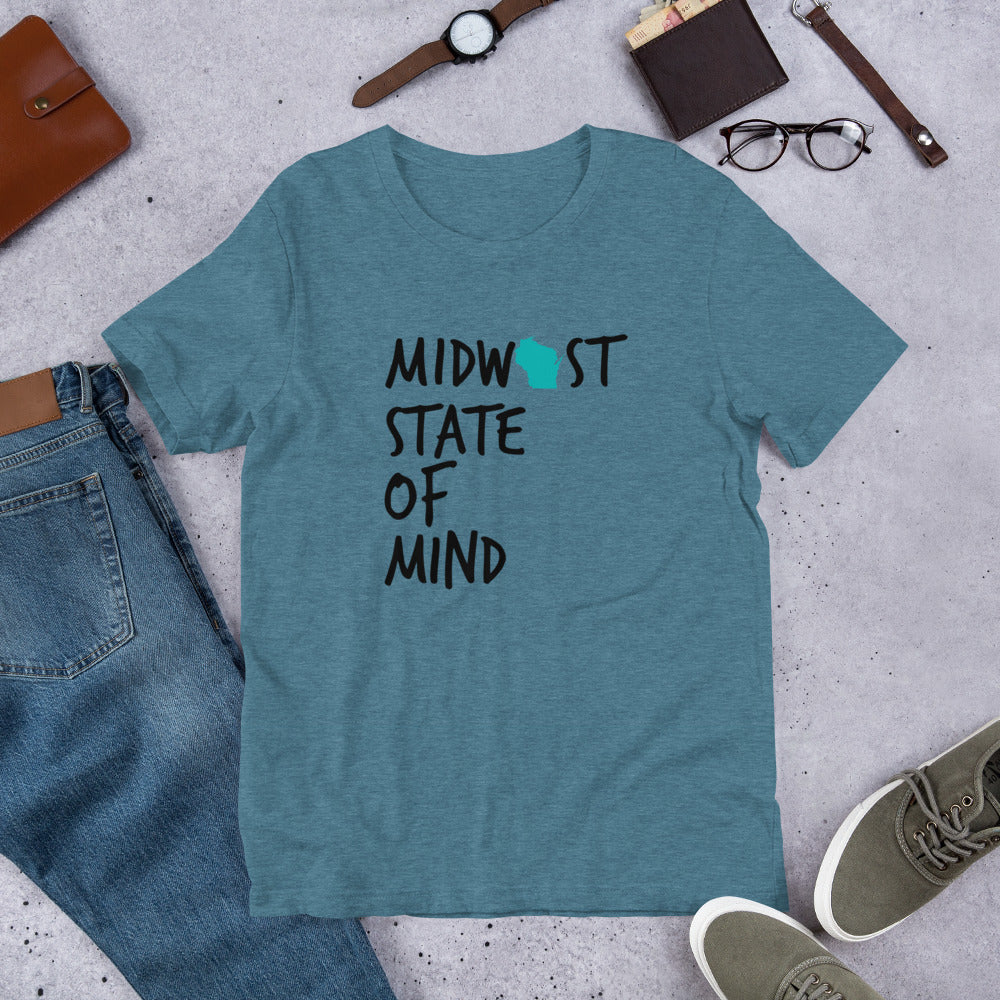 Midwest State of Mind Wisconsin™ Short-Sleeve Unisex T-Shirt