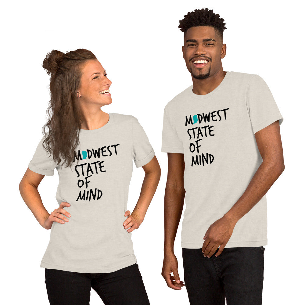 Midwest State of Mind Indiana™ Super Soft Unisex T-Shirt
